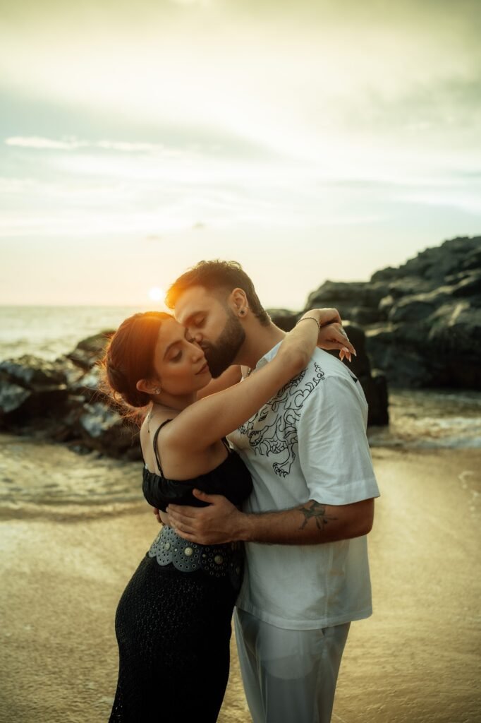 Goa pre-wedding shoot