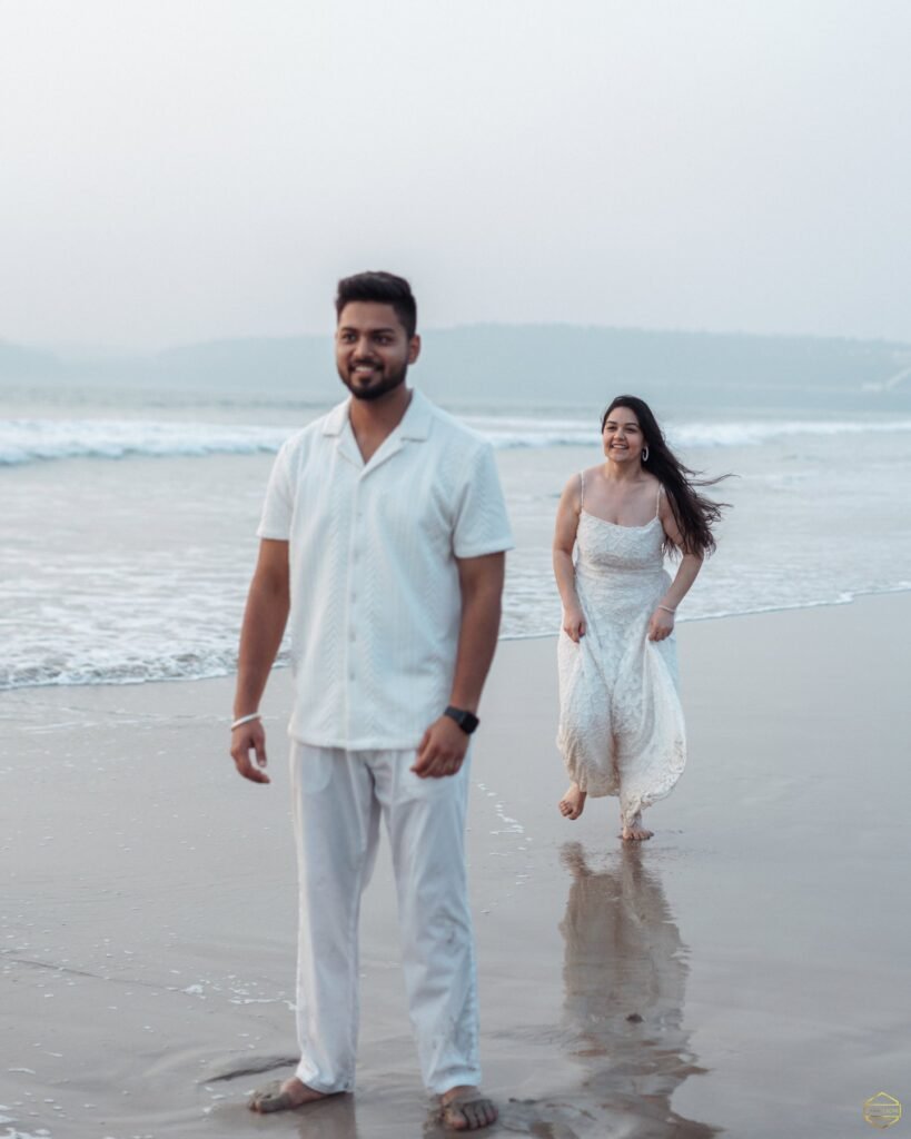 Goa beach and yacht pre-wedding shoot by Pavan Soni 3